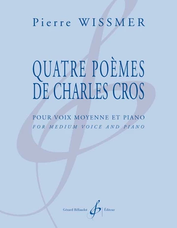 Quatre poème de Charles Cros Visuell